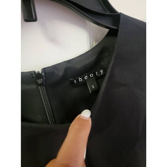 Theory Sheath Black Dress 2 - Picture 7 of 8